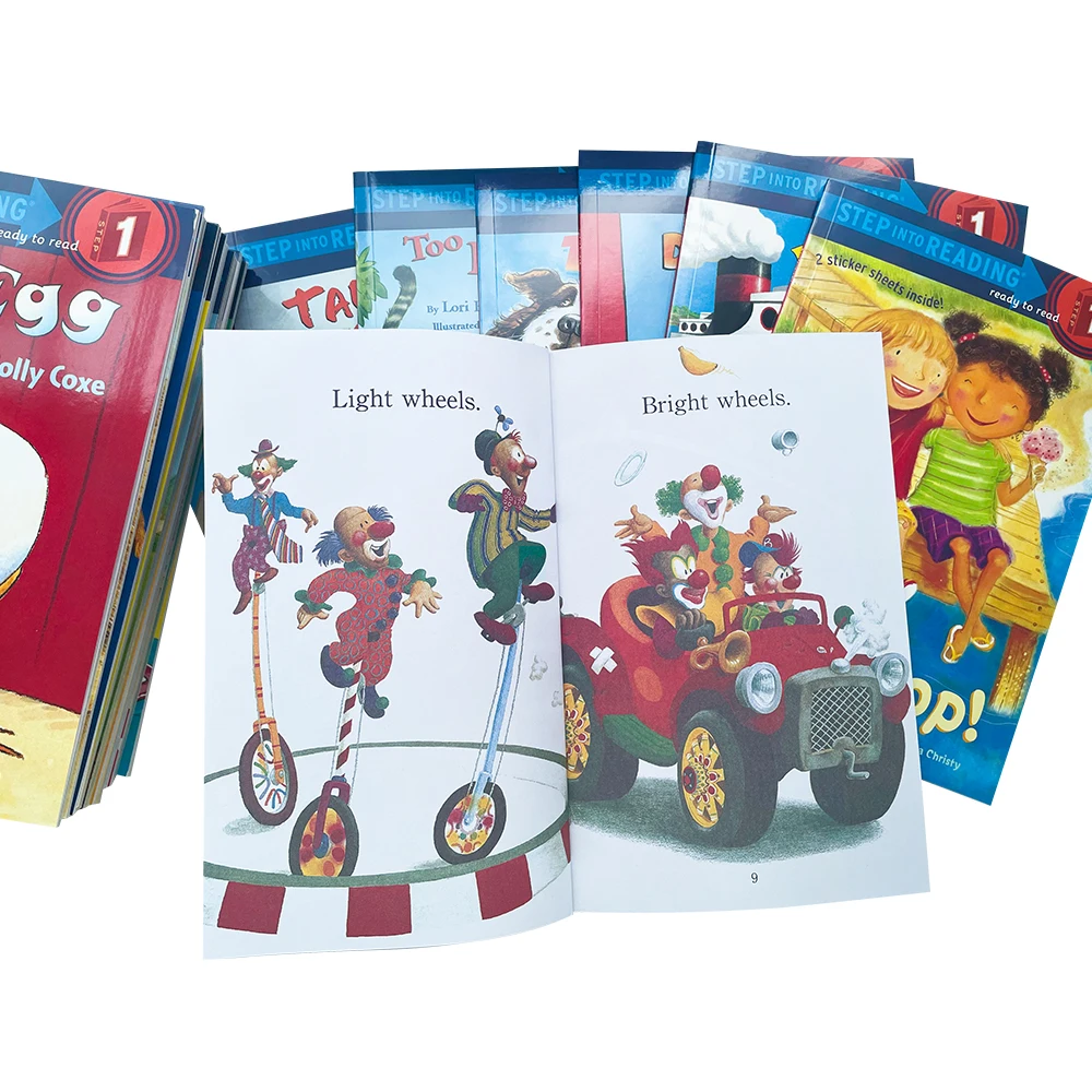 30 Books/set Level 1 Step Into Reading Children's In English Learning Picture Story Reading Books 1st Grade Educational Toys