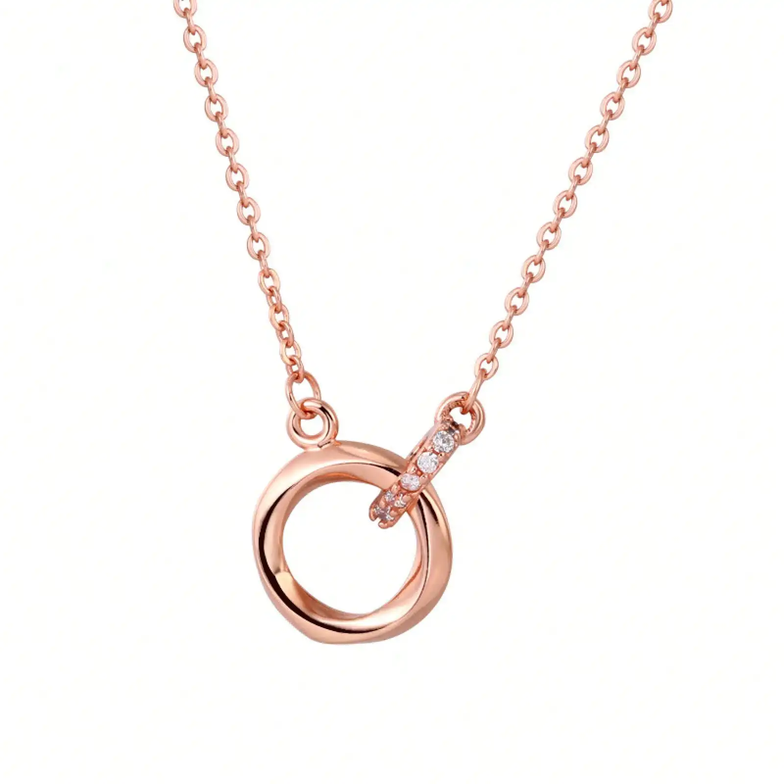 

A Copper Necklace That Is Versatile And Suitable For The Collarbone, With A Niche And Sophisticated Feel
