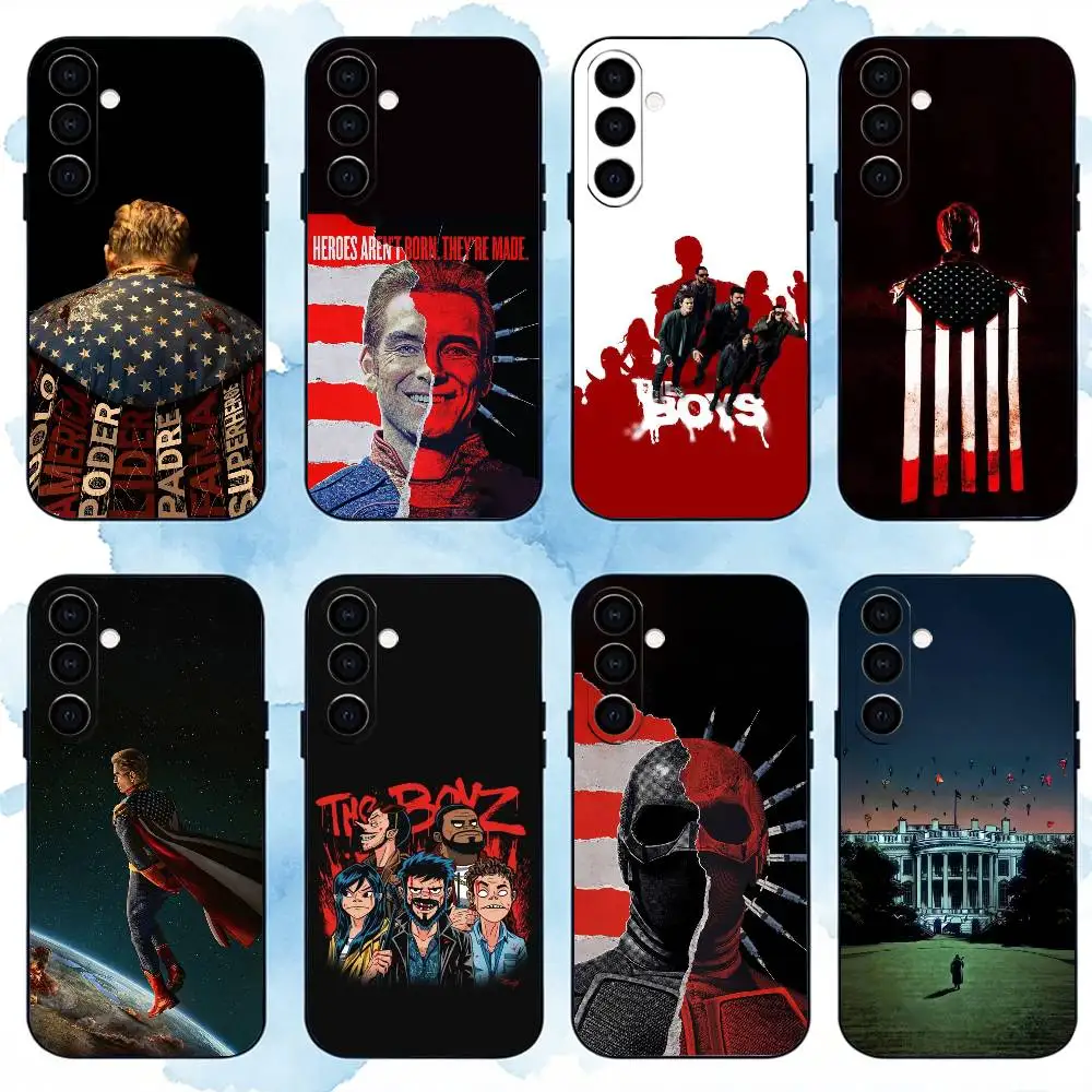 the Homelander The B-Boys Phone Case Black Silicone Soft For Samsung Galaxy A73,A72,A71,A70,A53,A52,A51