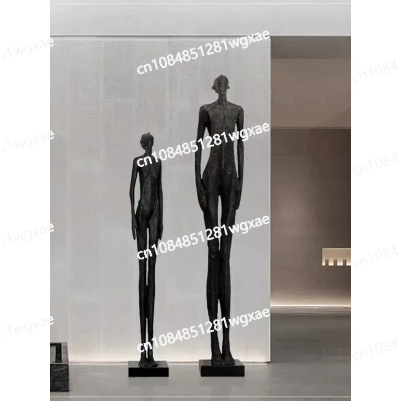 Creative Abstract Figure Sculpture Ornament Sales Office Hotel Model Room Large FRP Floor Device Artwork