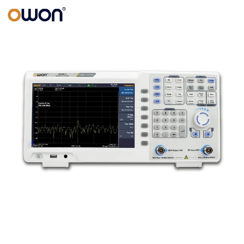 

NSA805/NDG810/NSA815TG Large Screen 1.5GHz Frequency Mobile Display Digital Spectrum Analyzer