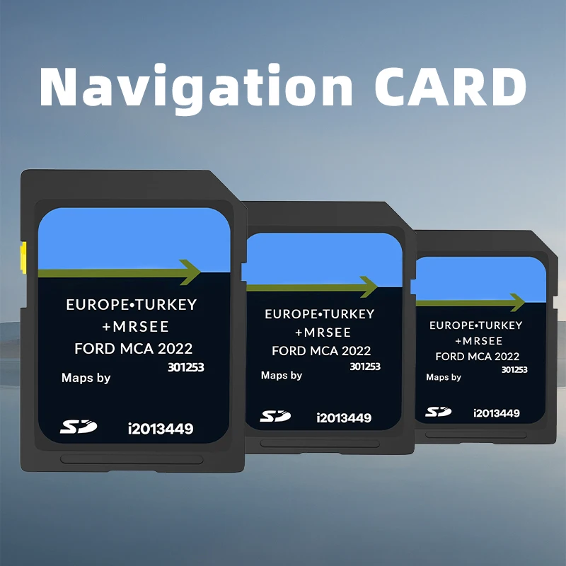2022 بطاقة خريطة اليورو لفورد MCA الملاحة بطاقة SD التركيز كوكا S-MAX مونديو GPS بطاقة SD