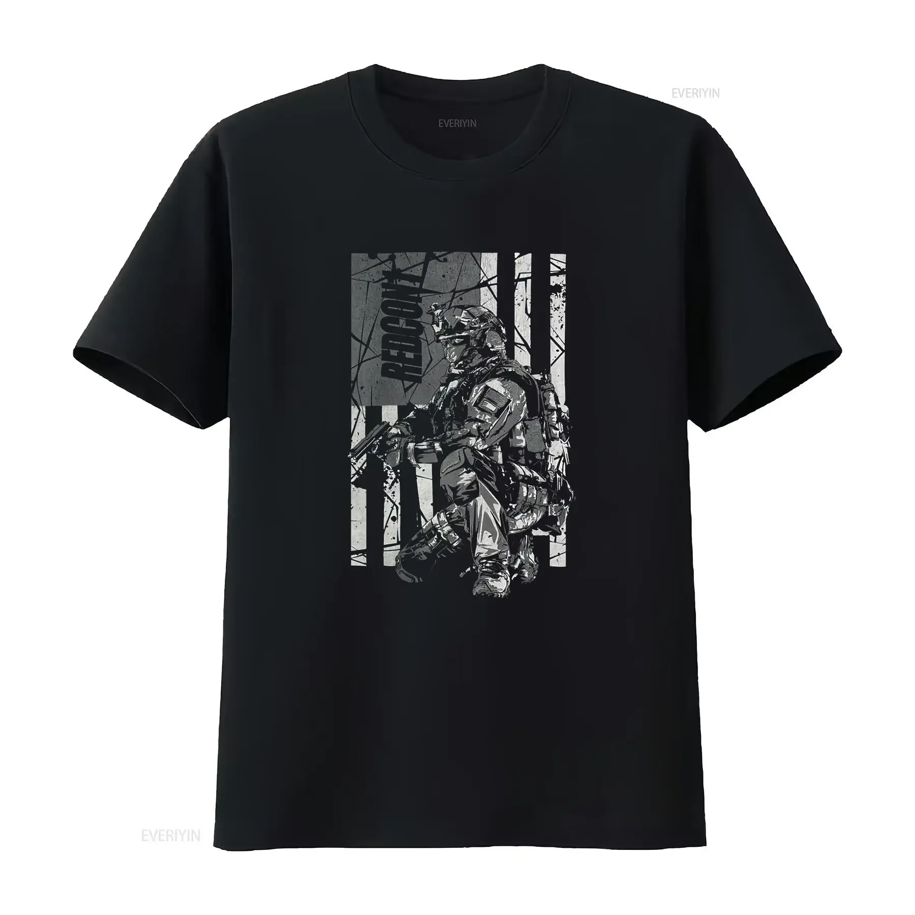 Redcon1 Patriotic Defender Flag USA Black T Shirt Men's Size L Casual vintage Washed fashion graphic Top For Everyday Wear