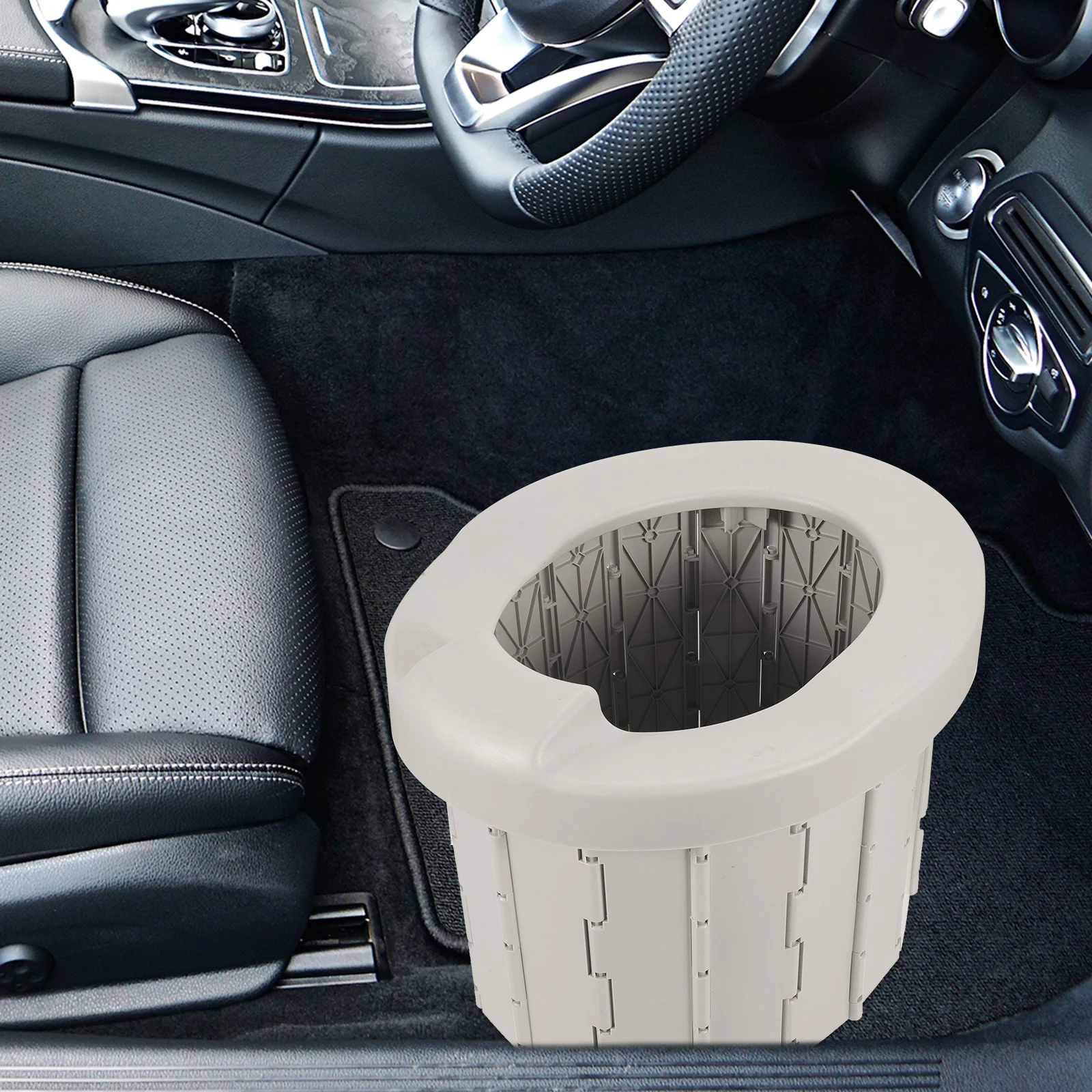 Auto Opvouwbaar Draagbaar Toilet Buiten Nood Kamperen Reizen Klein Opvouwbaar Toilet Lichtgewicht Duurzaam Veiligheid Noodpotje