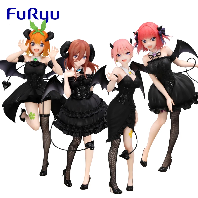 

Original FuRyu The Quintessential Quintuplets Nakano Ichika Nakono Yotsuba Nakano Miku Nakano Nino Anime Figure Model Doll Gift