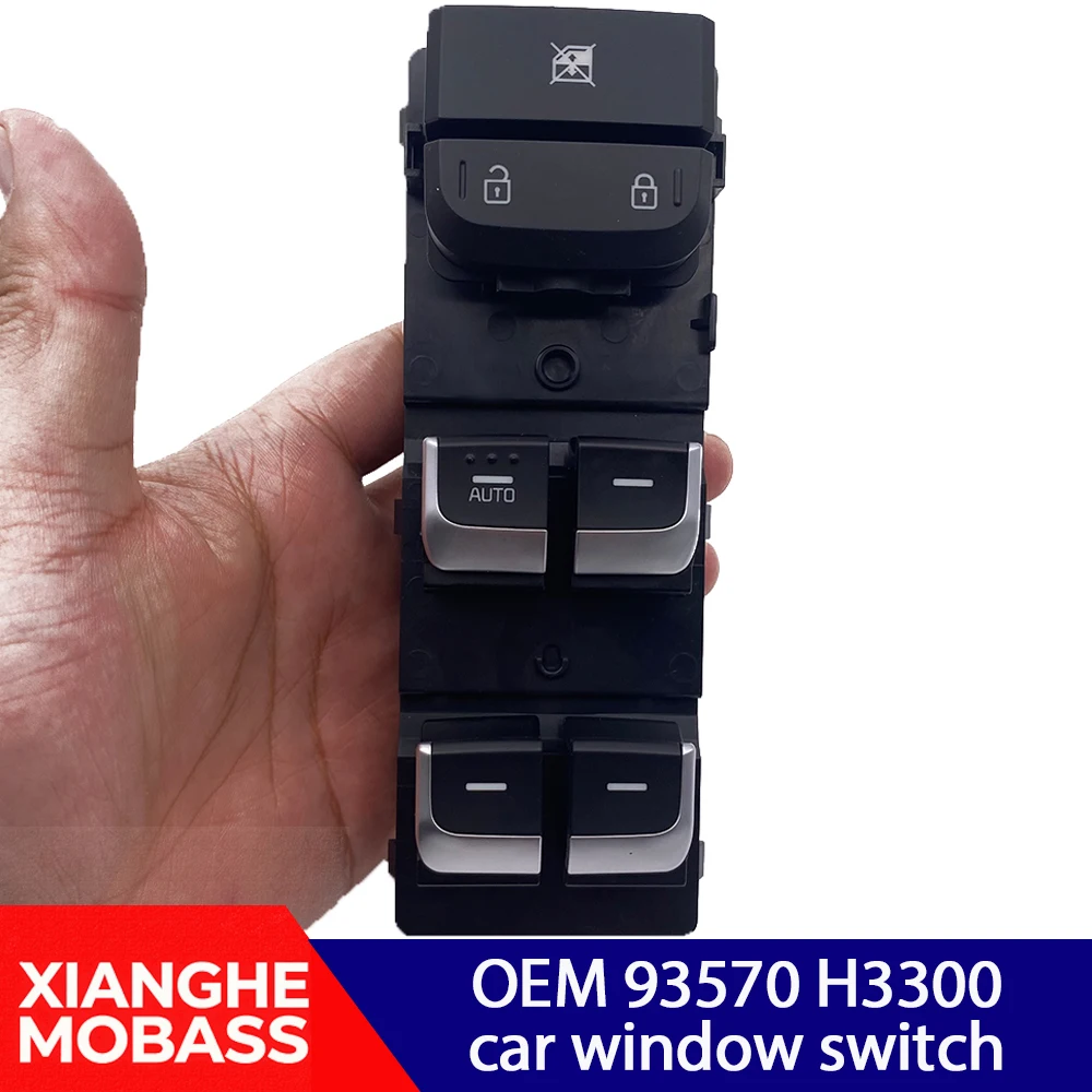 93570-H3300 93570H3300 Window Regulator Power Winder Switch for KI-A KX5 Sportage 4 QL 2016- Automobile Part Brand New