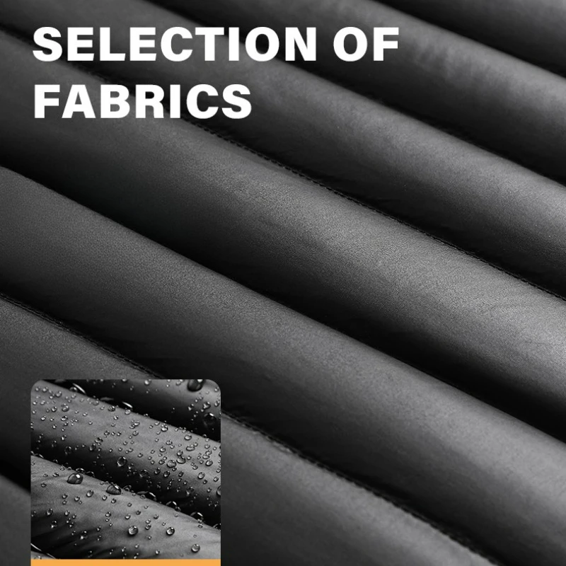 سترة خفيفة الوزن للرجال للعمل في الهواء الطلق سترات مبطنة دافئة مقاومة للرياح وياقة واقفة على الطراز الحضري سترة شتوية مقاومة للبرد