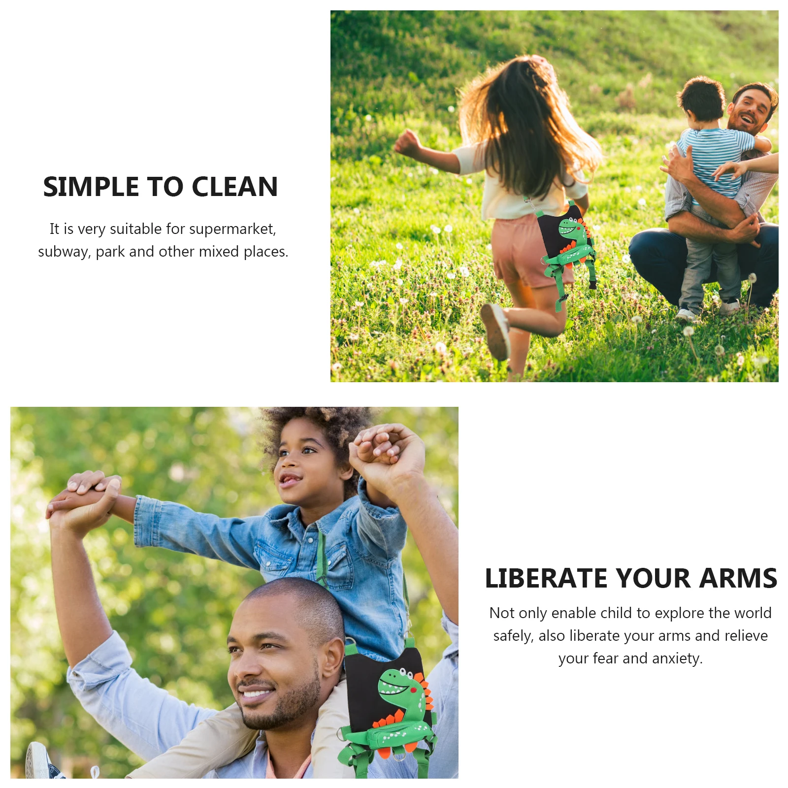 

Adjustable 1.5M Toddler Anti Lost Harness Belt Skin Friendly Breathable Safety Leash for Kids Summer Walking Comfort Reins Strap