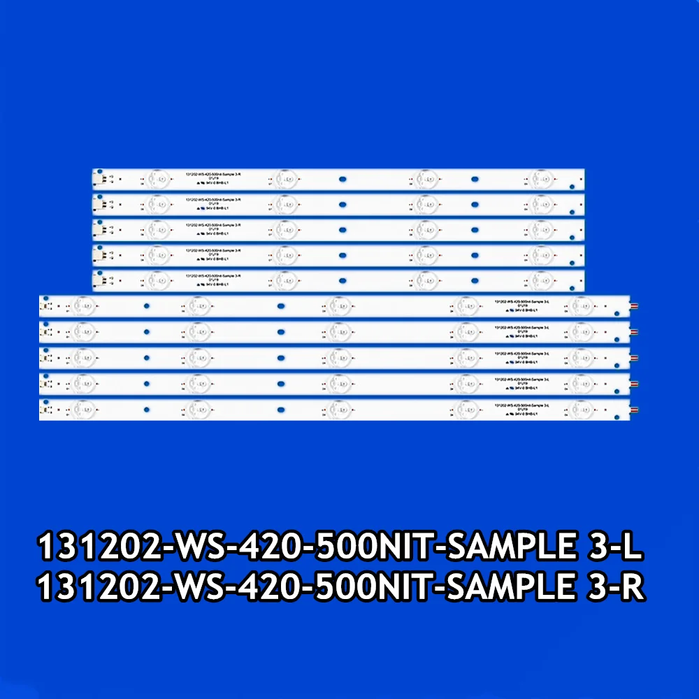 

LED Backlight Strip for TC-42AS610b TC-42AS610 131202-WS-420-500n1t-Sample 3-R 3-L