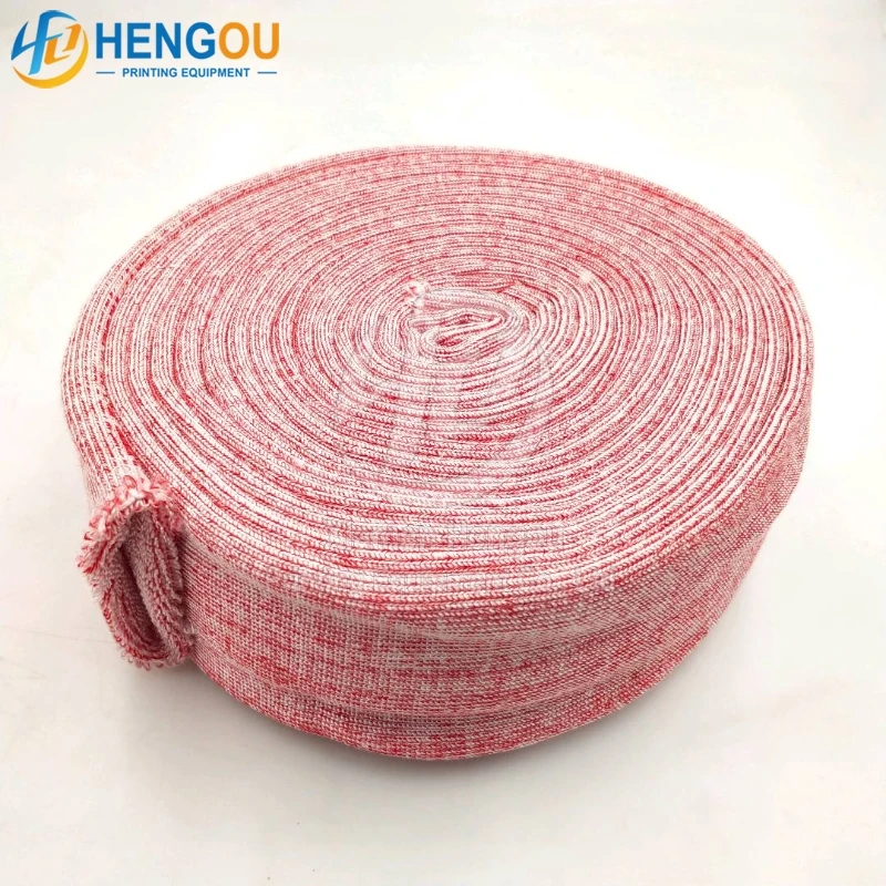 3 meters #108  width 93mm red roller cloth velet coover cotton water glue sleeve for Heidelberg  SORS printing machine parts