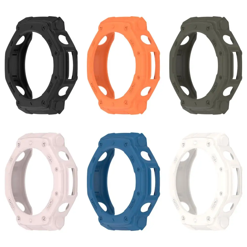 TPU Protective Case For Amazfit T-rex 3 Smartwatch TPU Soft Shell Edge Protector Case Frame Cover For Trex3 Accessories