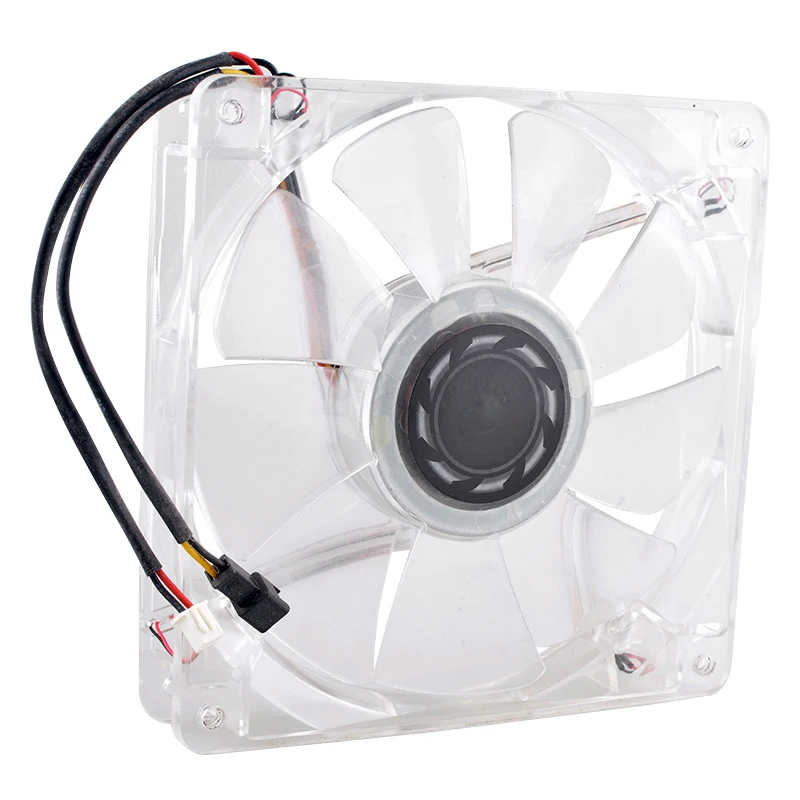 ADN512UB-A90LD 135mm Fan 135x135x25mm DC12V 0.44A 2-Pin White LED Cooling Fan for High Current Game Console M 750W Power Supply