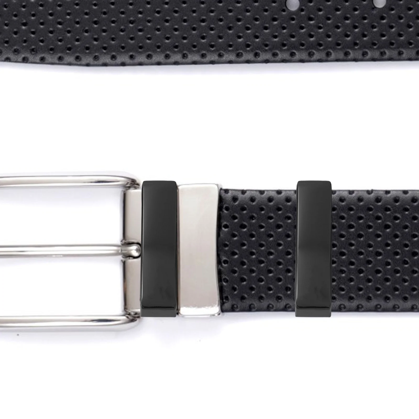 2 قطعة مشبك معدني حارس حلقة للرجال الفولاذ المقاوم للصدأ حزام الضابط الشريحة فائدة حزام يبقى حزام الملحقات #2