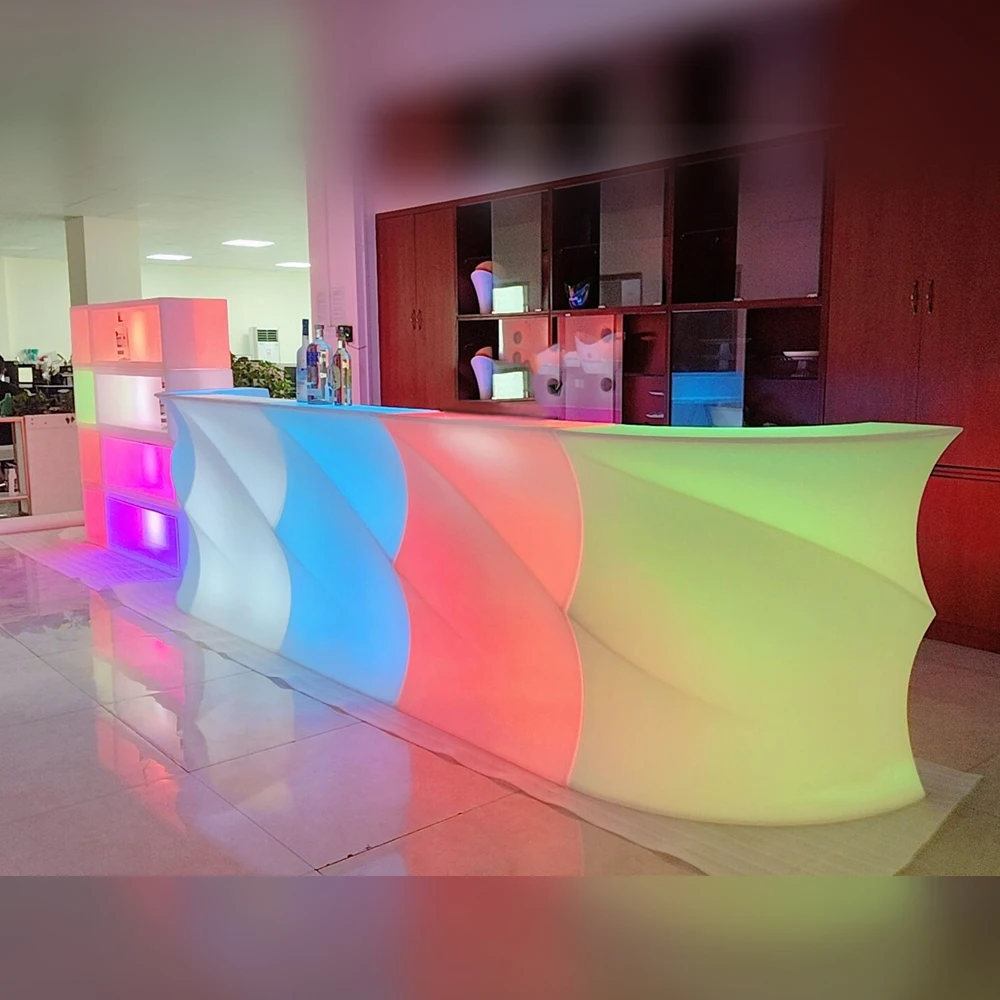 

Высококачественная пластиковая мебель для гостиной и бара с LED-подсветкой