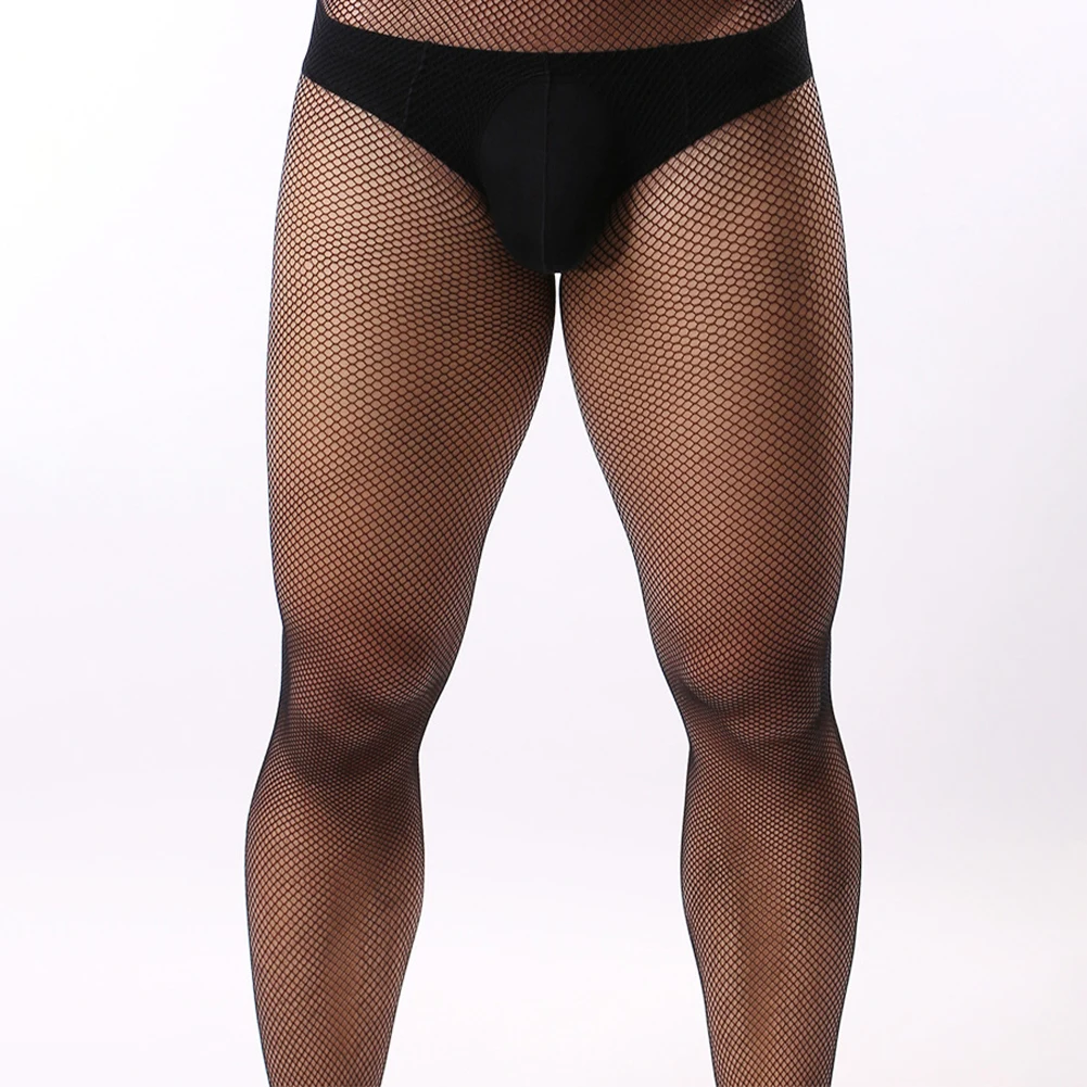 

Leotard Bodyhose Sexy Men Fishnet Underwear Spandex Stockings Bodystocking Bodysuit Full Lingerie Mens Open Crotch