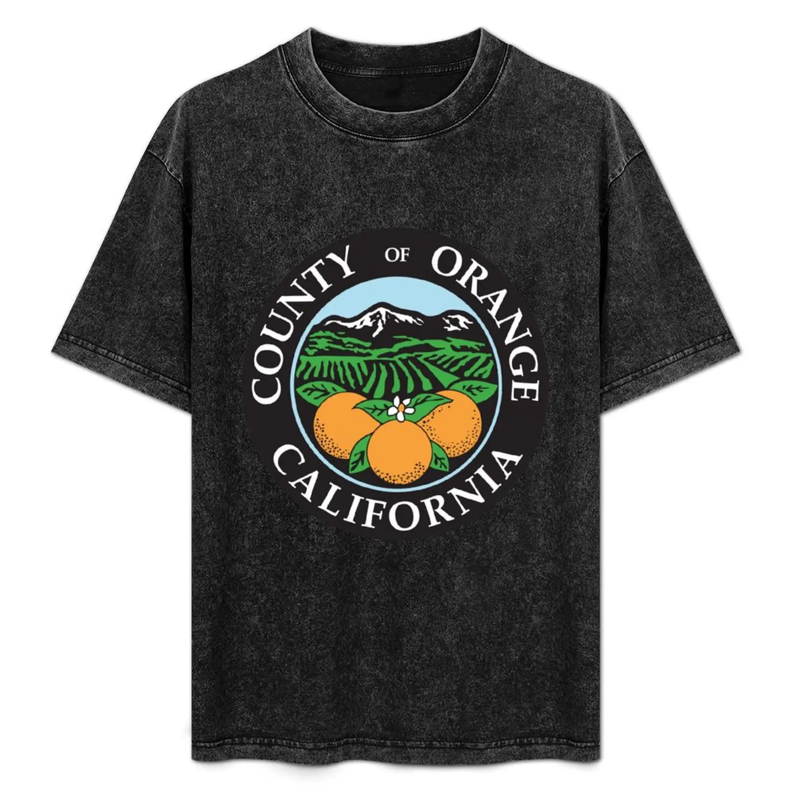

Seal of the Orange County, California T-Shirt Daily Casual Short Sleeve Tee Shirt