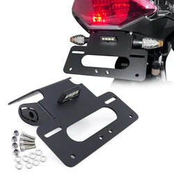 Éliminateur de garde-boue arrière de moto, plaque d'immatriculation de moto adapté pour Kawasaki Ninja 300 EX300 2012-2020 Ninja 250 EX250 Z250 Z300