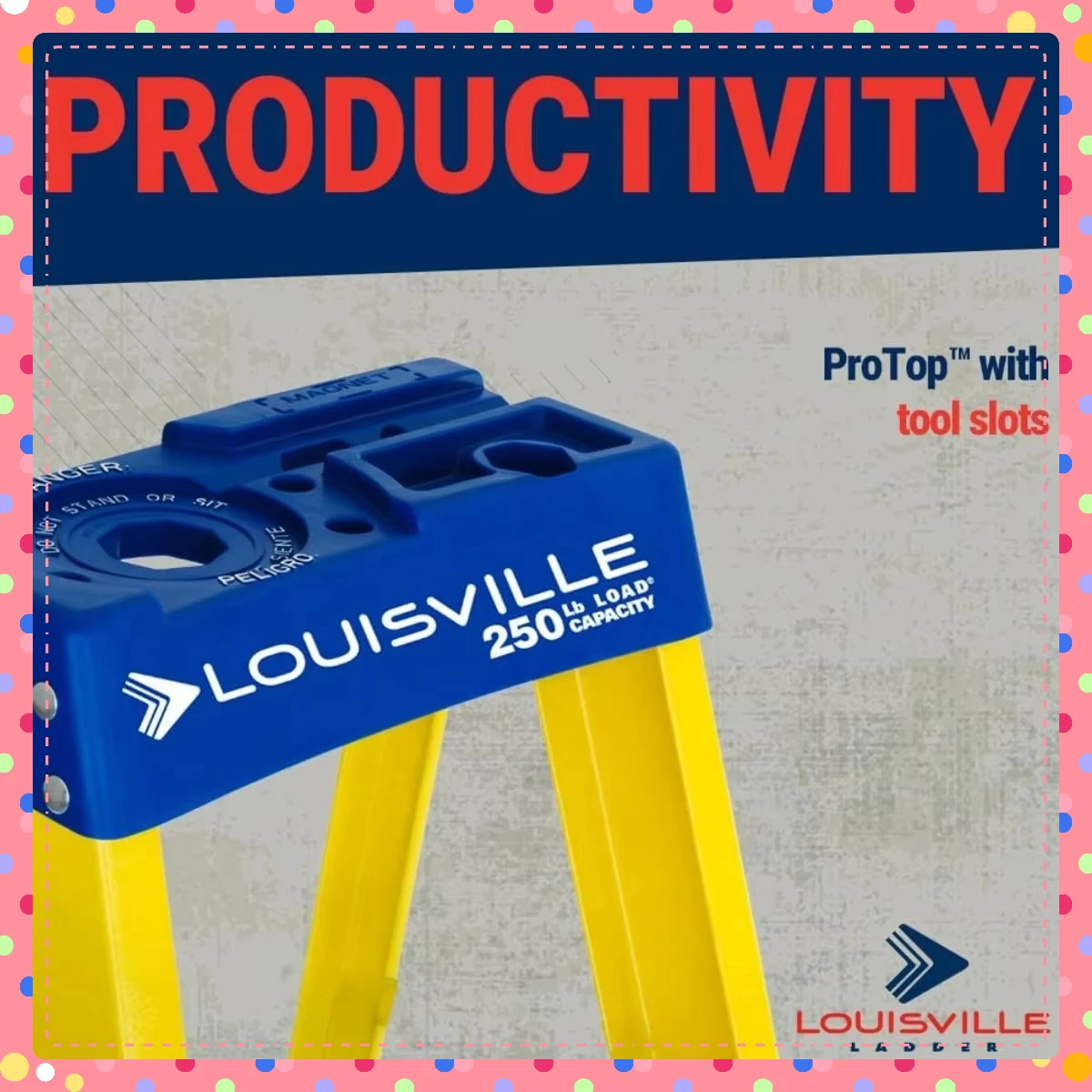 Escalera de fibra de vidrio de 5 pies de 250 lb, escalones no conductores y antideslizantes, para contratistas y electricistas