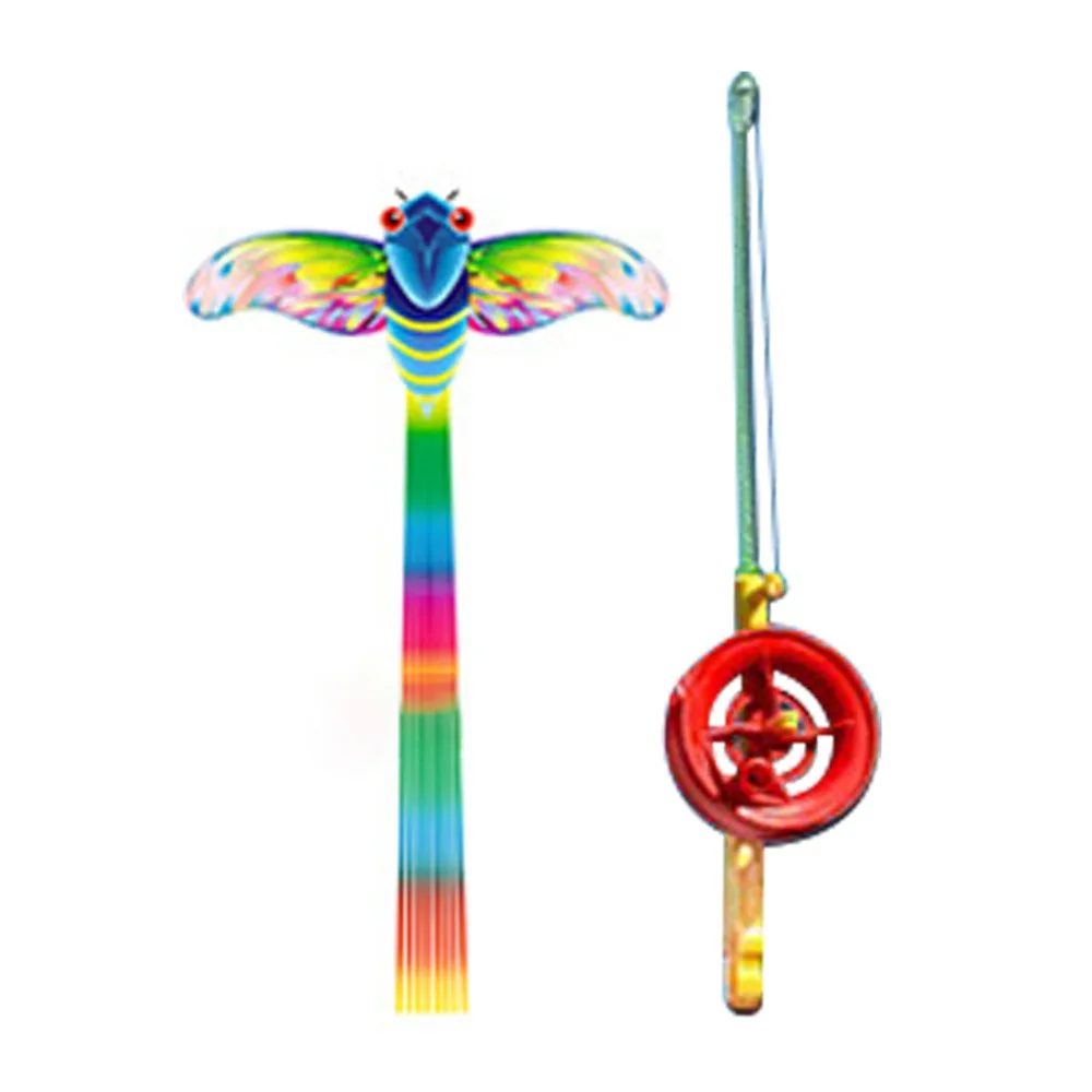 30 Meter Plastic Eagle Kite Parrot Eagle Swallow Airplane Dynamic Flying Bird Kites DIY Toy Miniature Fishing Rod