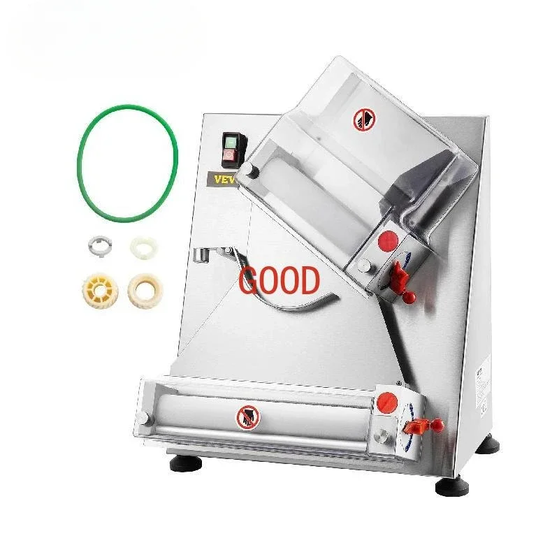 VEVOR 12/15.7 Inch Electric Pizza Dough Roller Sheeter Machine Automatically Suitable for Noodle Pizza Equipment Commercial Home