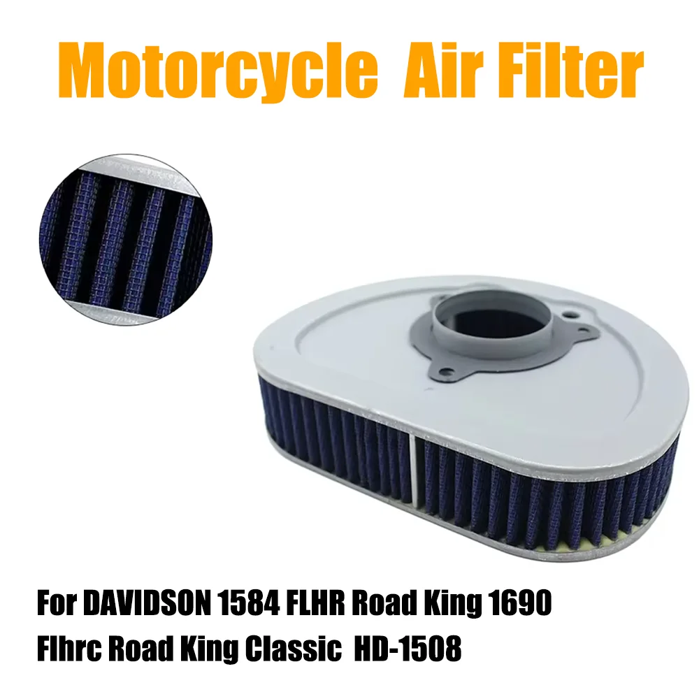 

For DAVIDSON 1584 FLHR Road King 1690 Flhrc Road King Classic HD-1508 Motocycle Accessories Air Filter Intake Cleaner