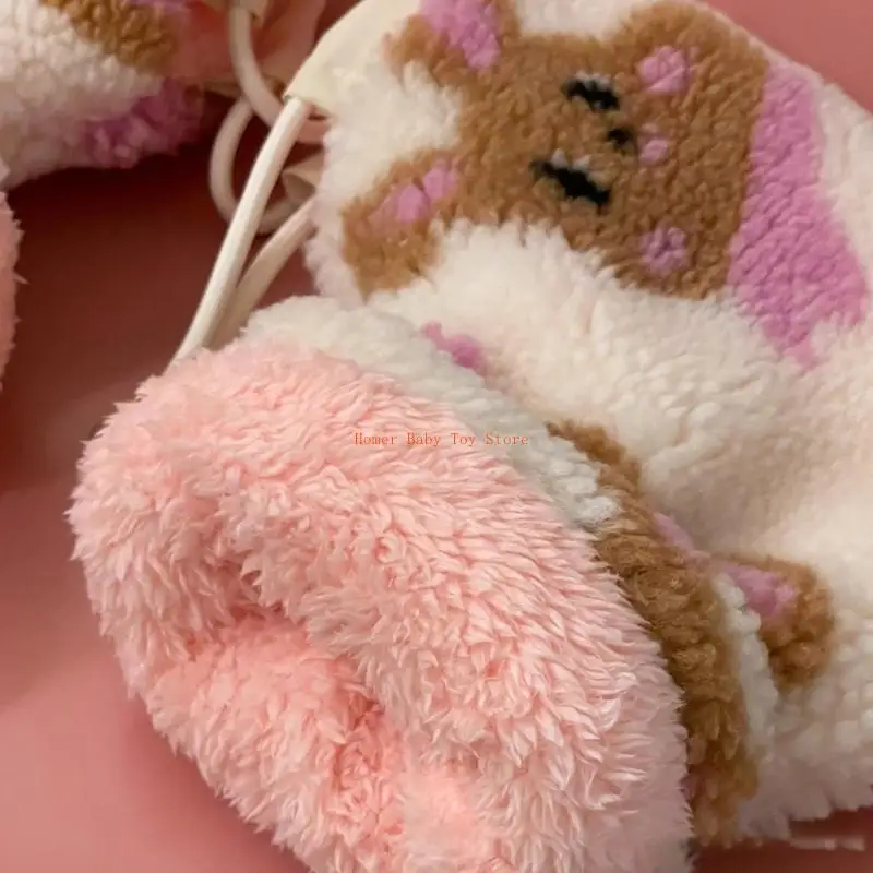 

J0PF 1 Pair Kids Scooter Gloves Boys Girls Cycling Gloves Non-Slip Kids Warm Mittens