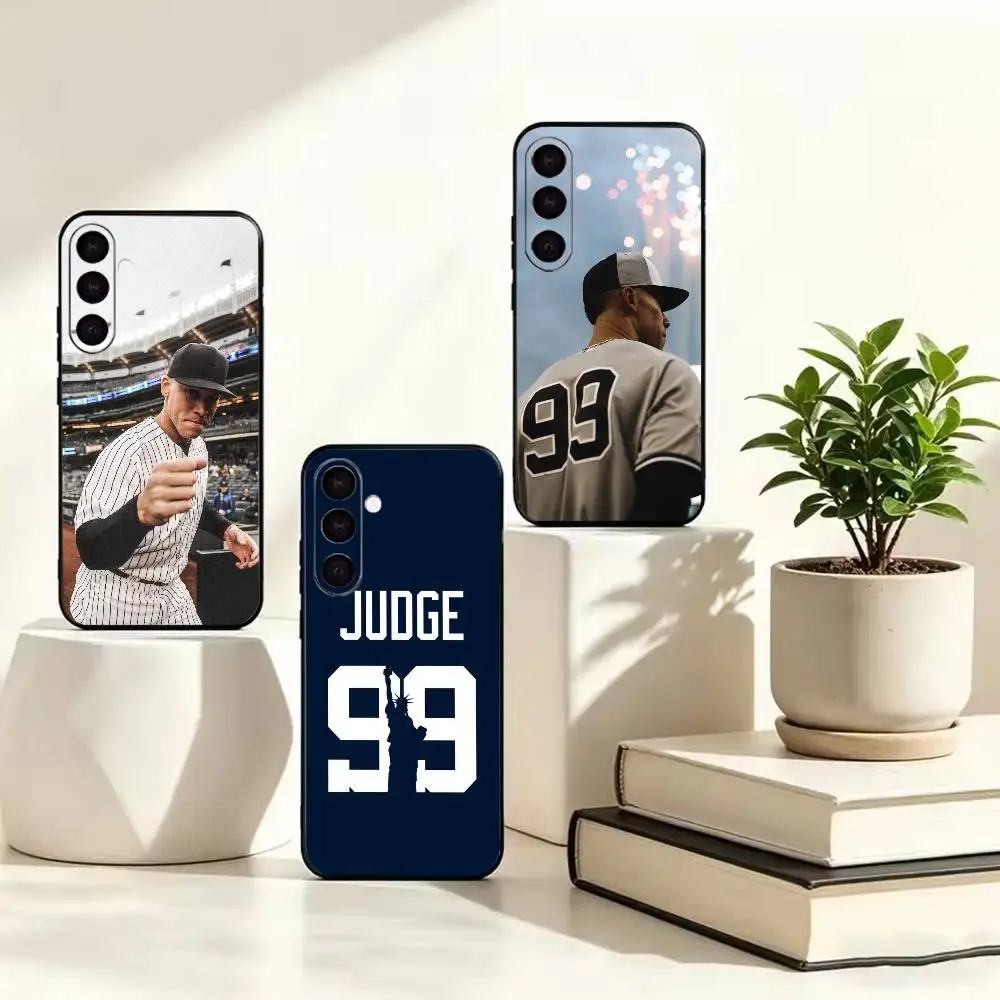 Coque de téléphone en Silicone souple noir, Star Baseball A-Aaron J-Judge, pour Samsung Galaxy A73 A72 A71 A70 A53 A52 A51