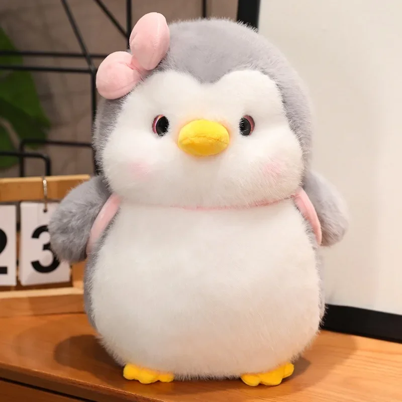 非常に幼児向けの逃走ペンギンぬいぐるみ、かわいい冬のペンギン人形、クリエイティブな人形、子供のおもちゃギフト