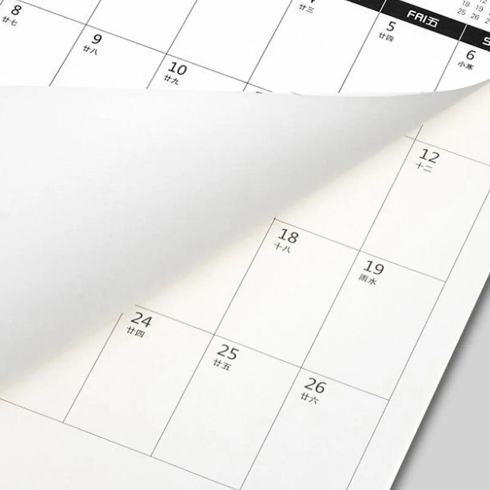 Coil Wandkalender hängen persönlichen Tages planer Kalender 2024 Kalender mit Haken für Neujahr Wohnzimmer Schlafzimmer Ferienhaus