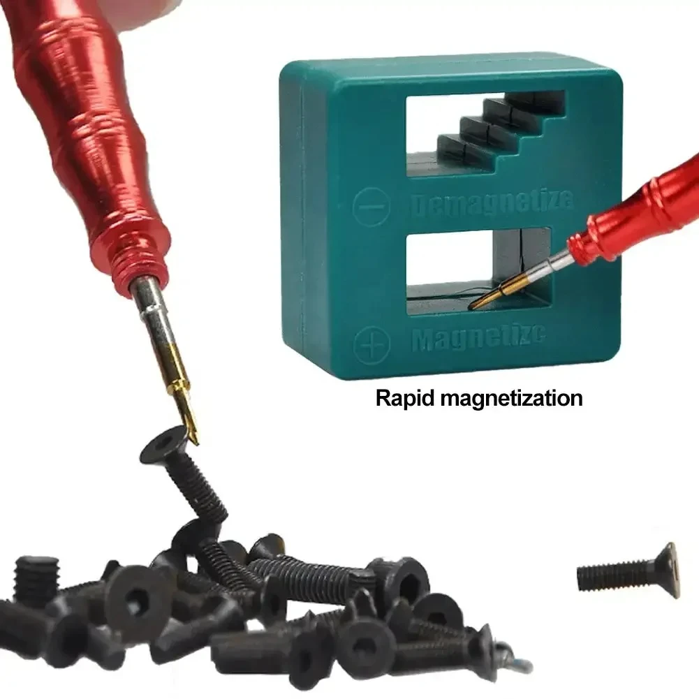 Wkrętak magnetyzer demagnetyzer wysokiej jakości 1 szt. wielofunkcyjne narzędzie do szybkiego magnesowania potężny śrubokręt narzędzie do podnoszenia