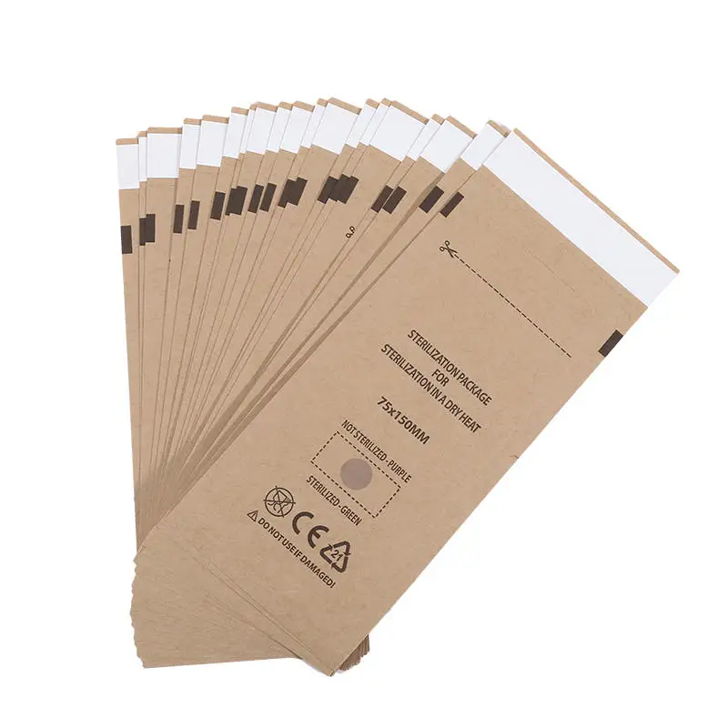 

20/40/100 шт. крафт-бумажный пакет одноразовый стерилизационный дезинфицирующий мешок инструменты для ногтей стерилизатор маникюрные пакеты стерилизационный мешок