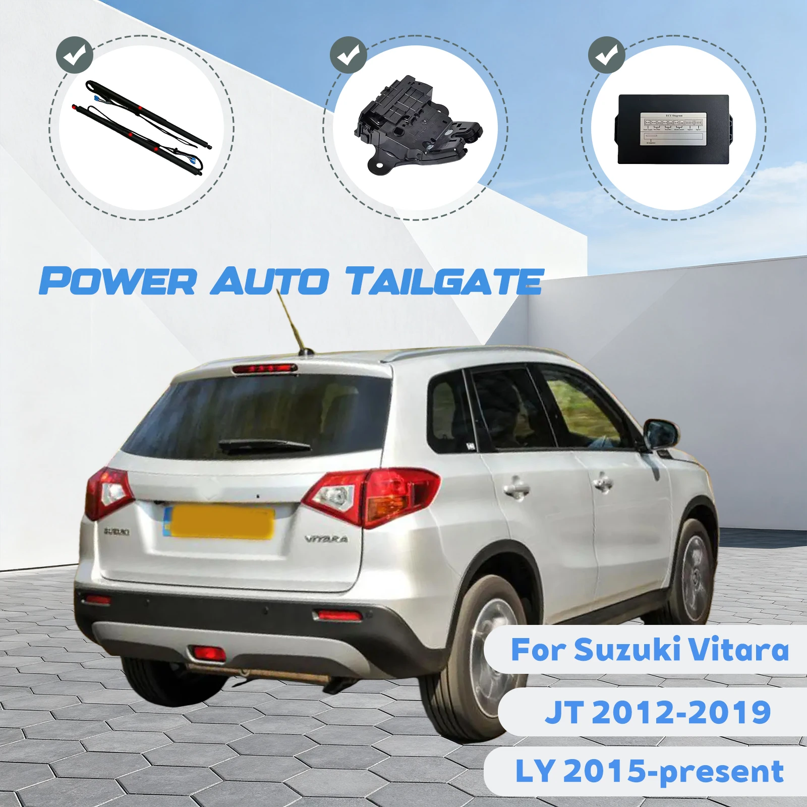 For Suzuki Vitara JT 2012-2019 LY 2015-present Car Automatic Lifting kit Opening Trunk Intelligent Electric Lift Tailgate