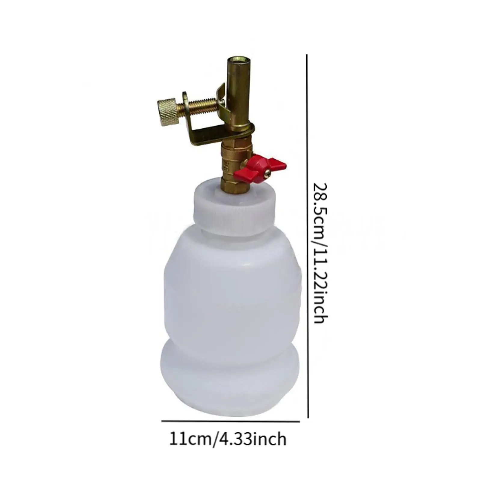 1L Brake Fluid Bottle Sturdy Multiuse Master Cylinder Brake Fluid Refilling Bottle for Vehicles Auto Heavy Motorcycles Cars