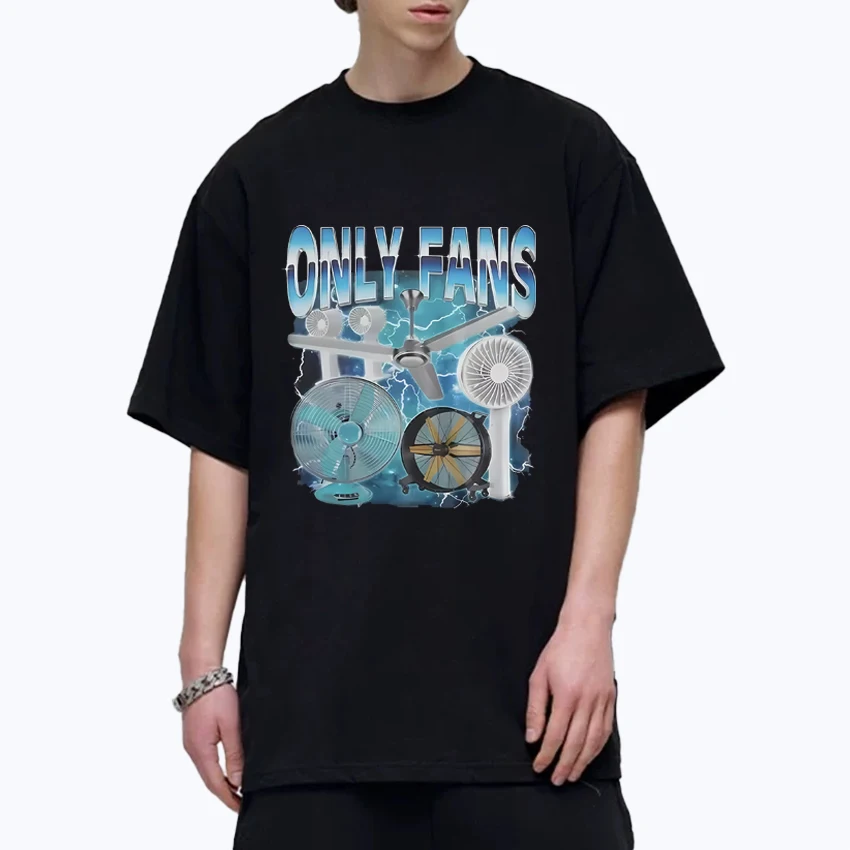 

2025 Funny Only Fans Meme Graphic Printed t-shirt vintage plus size tops Men Women Cotton short sleeve t-shirts Unisex clothing