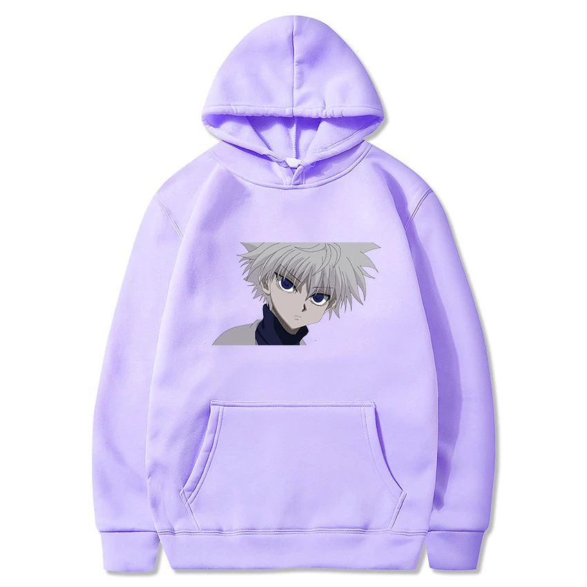 Hunter X Hunter Japan Anime Men Women Hoodies Killua Zoldyck Gon Harajuku Unisex Pullover Casual Plus Size Sweatshirt Streetwear