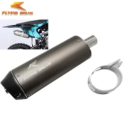 Motocross Noise Reducer Exhaust Muffler 28mm 38mm For Chinese Dirt Pit Bike ATV Motorcycle 125cc 140cc 150cc 160cc 190cc