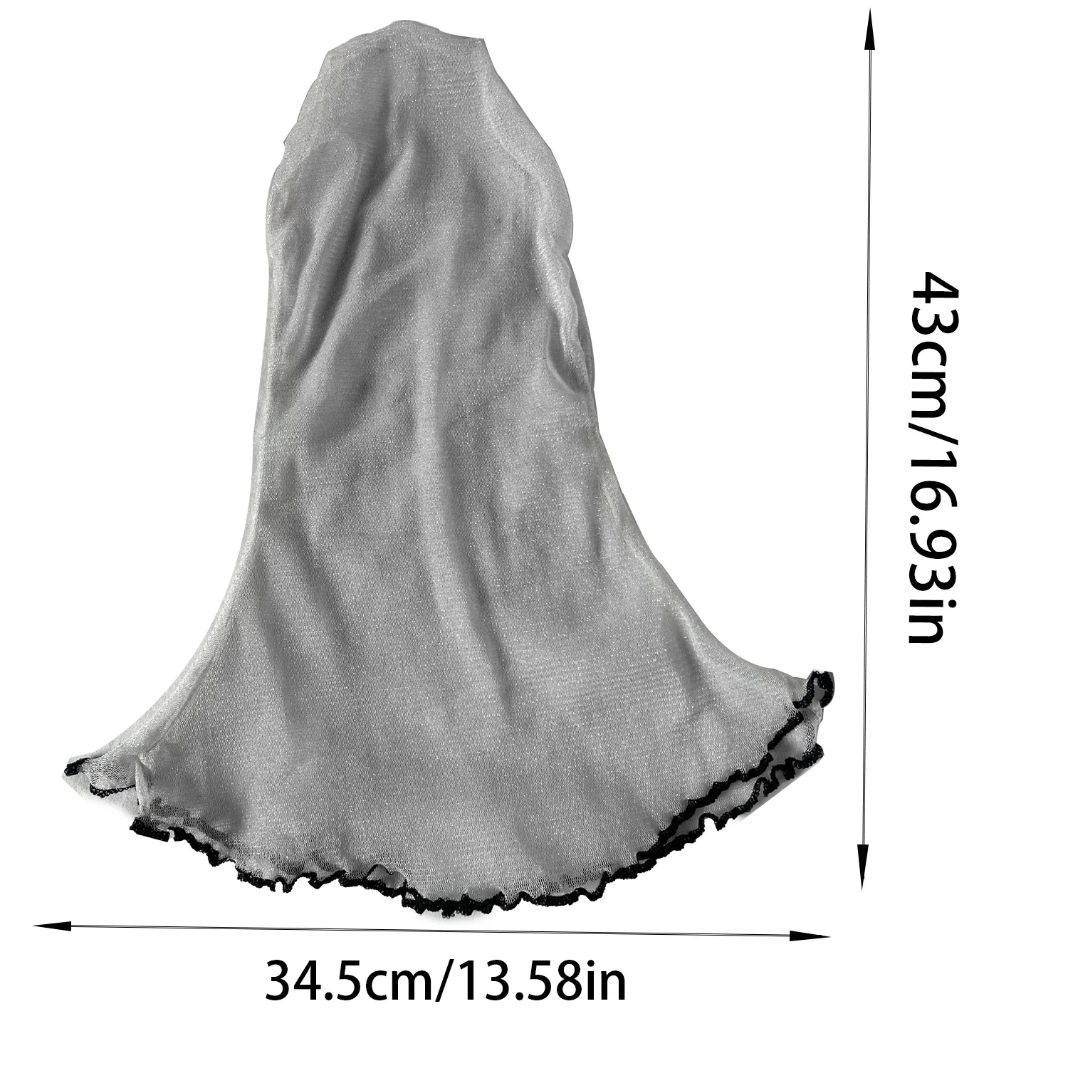 Sexy role play Lace Mask Full Face Head Cover Sheer Breathable Face Veil for Masquerade Ball Hanfu Mask Cosplay Event Party Mask