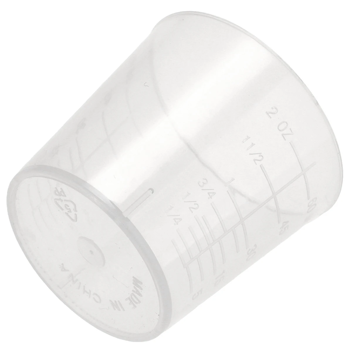 

40pcs 60Ml Graduated Plastic Measuring Cups Transparent Scale Cups For School Lab Kitchen Resin Paint Mixing Diy