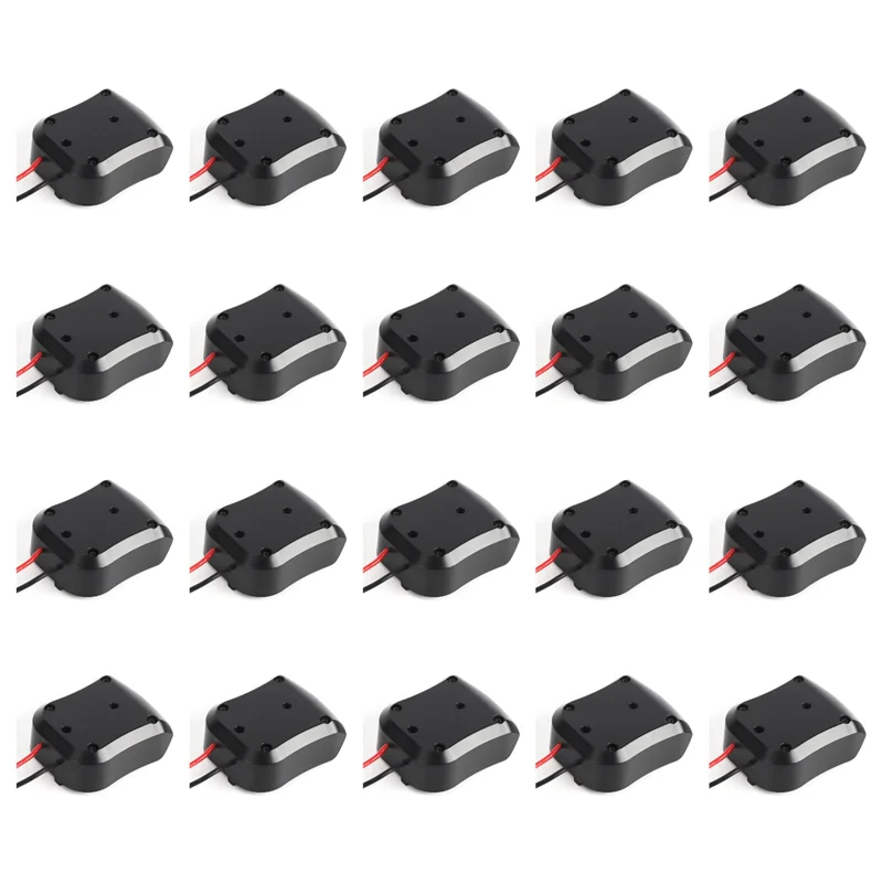 

ABLK 20X DW12V Battery Adapter For 10.8V-12V Li- Battery Power Wheel Adaptor Dock Holder With 14 Awg Wires,Black