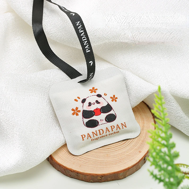 Car Mounted Panda Aromatherapy Bag, Fresh and Odorless, Bedroom and Wardrobe Fragrance, Fragrance Retention Pendant, Home Decor