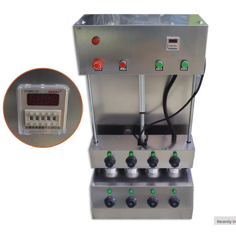 

PBOBP Automatic Ice Cream Rolled Sugar Cone Wafer Biscuit Making Machine Commercial Pizza Waffle Egg Cone Maker