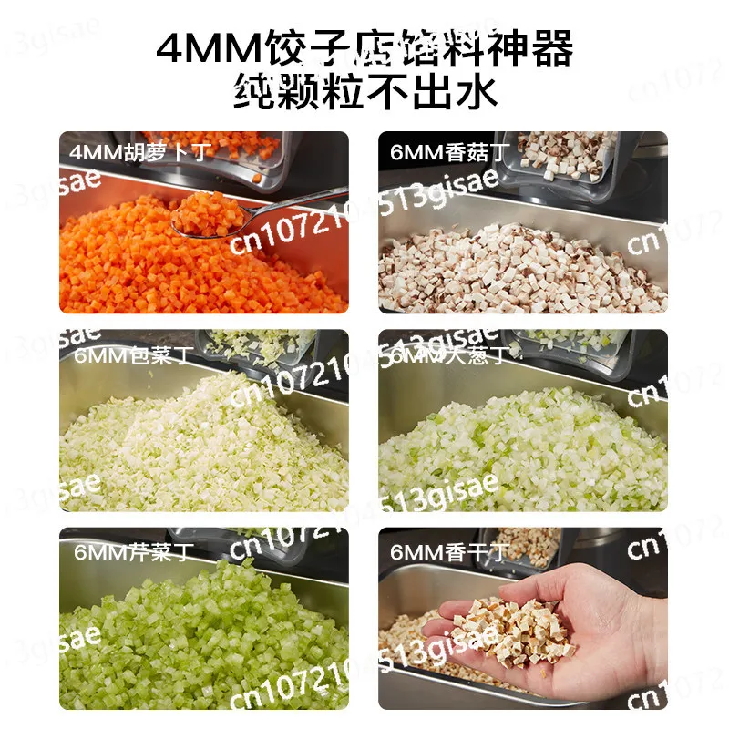 Filling Machine, Electric Cutter, Sliced Carrots, Ham, Sausage, Scallion