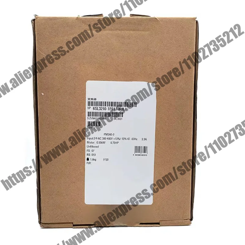 

Новый оригинальный инвертор 6SL3210-1PE11-8UL1 G120 PM240-2 0,55 кВт 380 В