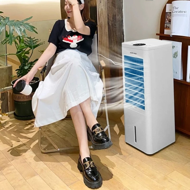 

Portable Air Cooler Fan Quiet Cooling Tower with Timer Energy Saving Humidifier Oscillation Movable Electric Fan for Home