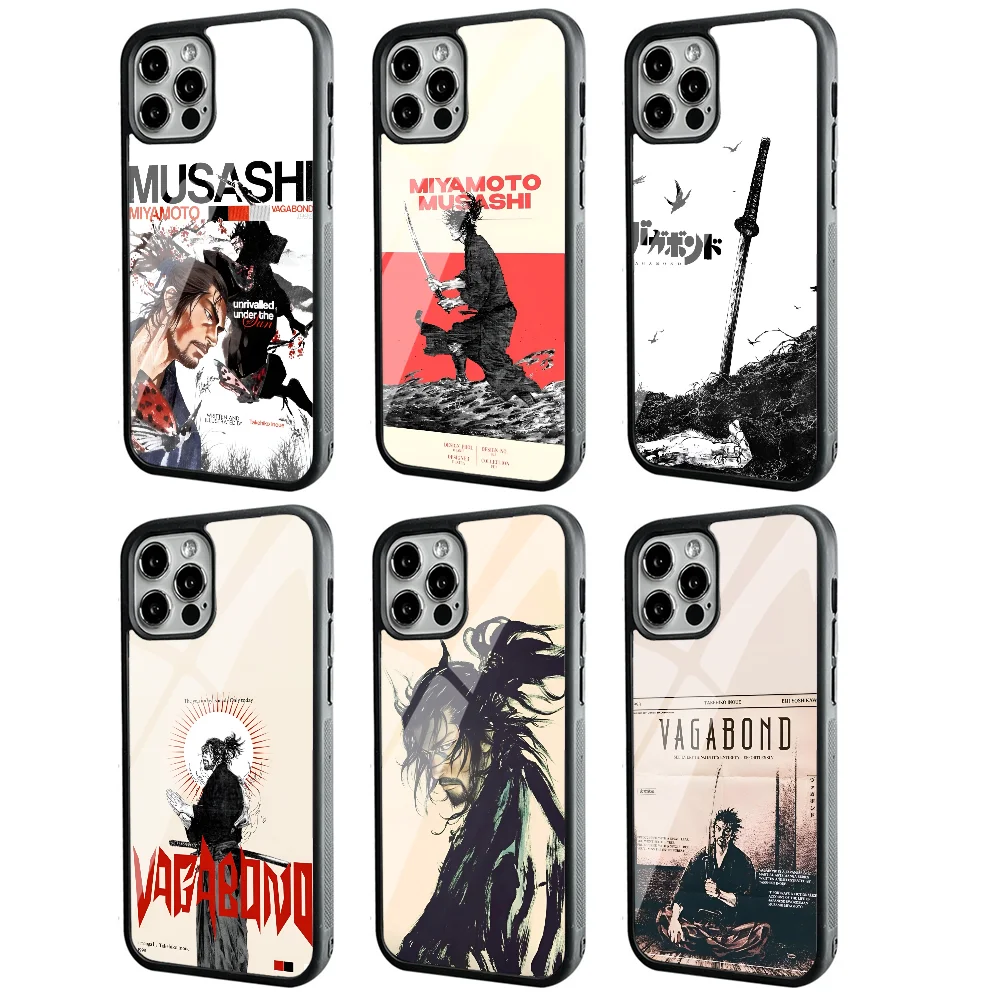 

Japanese Vagabond Samurai Phone Case Strong Magnetic For IPhone 16 15 14 13 Pro Max 11 12 Mini Alex Mirror For Magsafe Wireless
