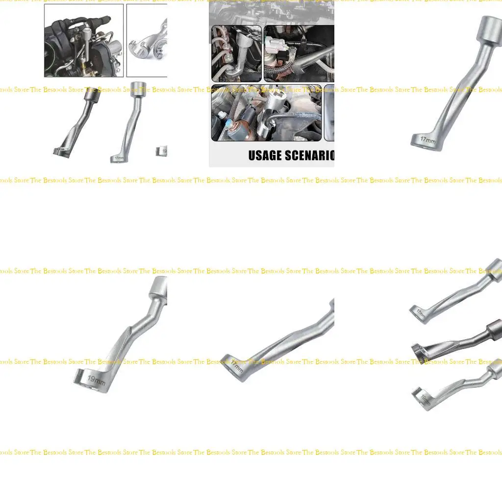 

12PF Professional 14mm/17mm/19mm Injector Pipe Wrench Suitable for Mechanics and DIY Enthusiasts Steel Build Ergonomic Design
