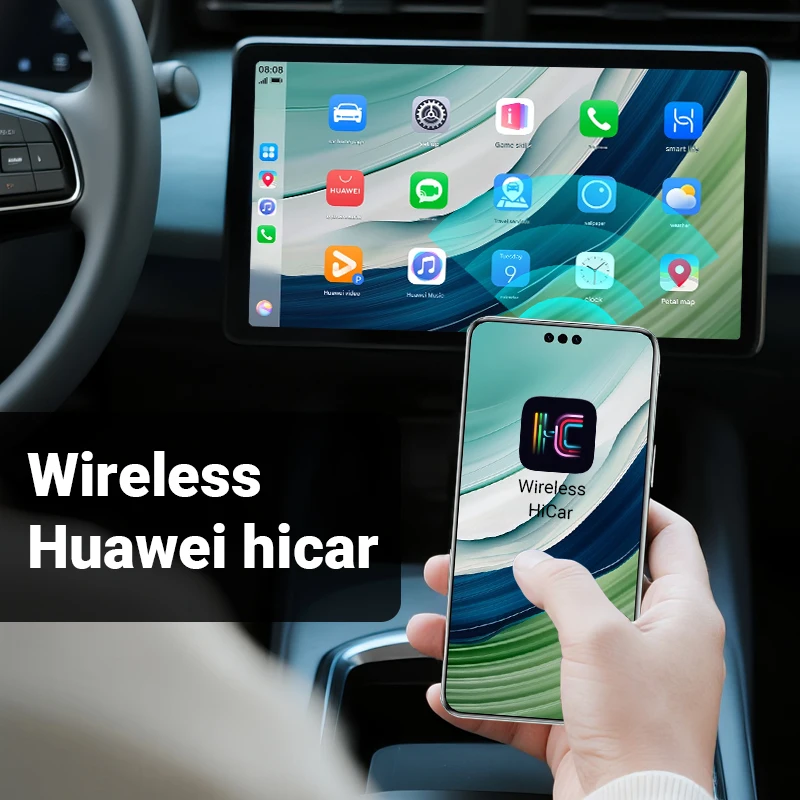 4 + 32G 5in1 Android14.0 Carplay & Android Auto Box CarPlay Ai Box يدعم Netflix Hicar HDMI USB جهاز التوصيل والتشغيل Carplay محول #6