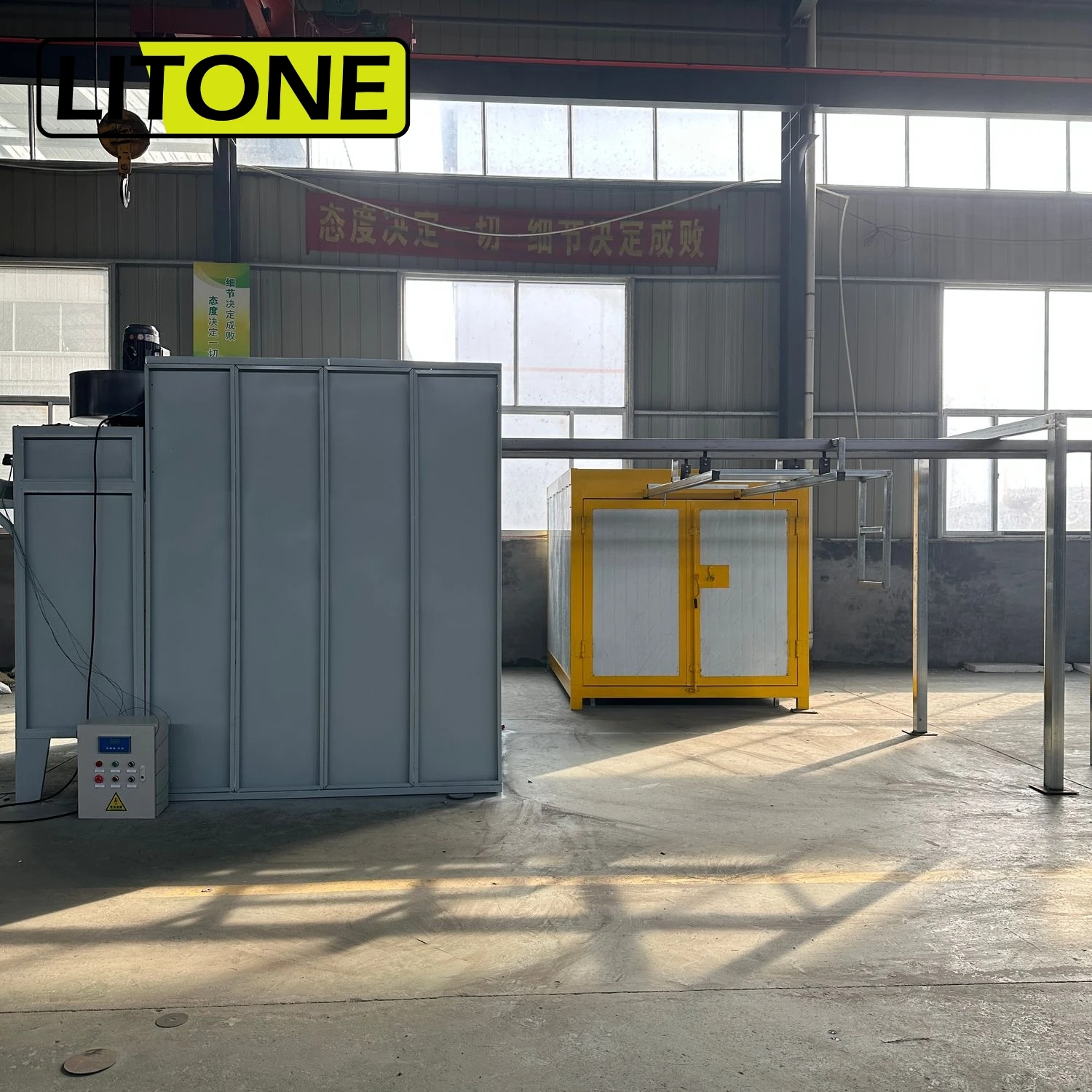 Big Industrial Chambers Electric Electrostatic Powder Coating Spray Curing Oven Bake Booth Equipment