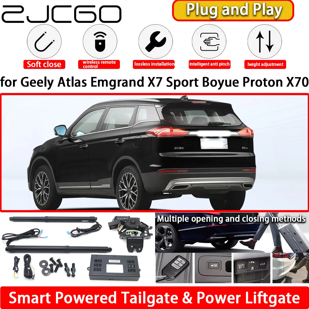 for Geely Atlas Emgrand X7 Sport Boyue Proton X70 Automatic Electric Powered Tailgate Power Liftgate Tail Gate Lift Kit System