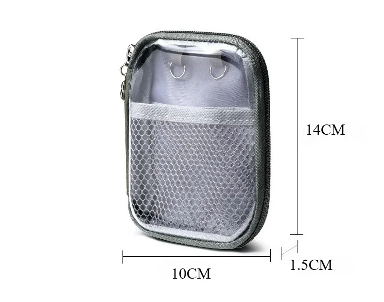 NEUE Tragbare Transparente Lippenstift-Tasche Kosmetik-Organizer Reise-Bluetooth-Kopfhörer Ladekabel-Etui – Detail 11